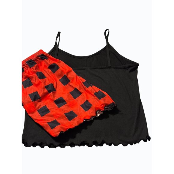 ✅3/$20 Sale-Merry Christmas pj set - Black & red plaid - Women xl - New w/o tags - Picture 6 of 7